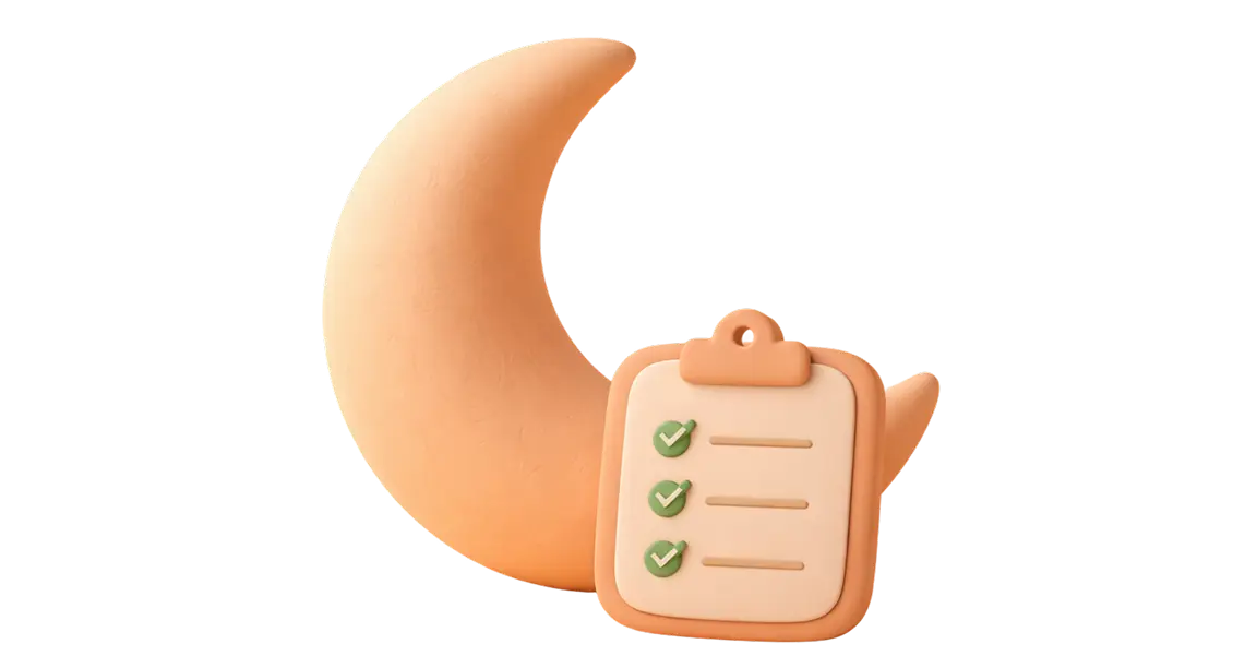 Nighttime Rescue Checklist illustration